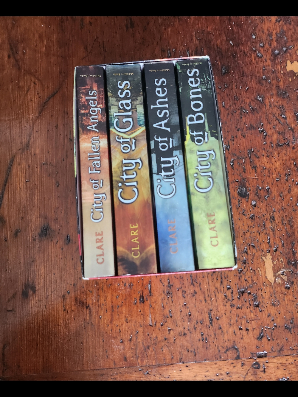 The Mortal Instruments Paperback Box Set Of 4 by Clare - Multi-Color